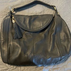 Beautiful onna ehrlich gray hobo leather purse